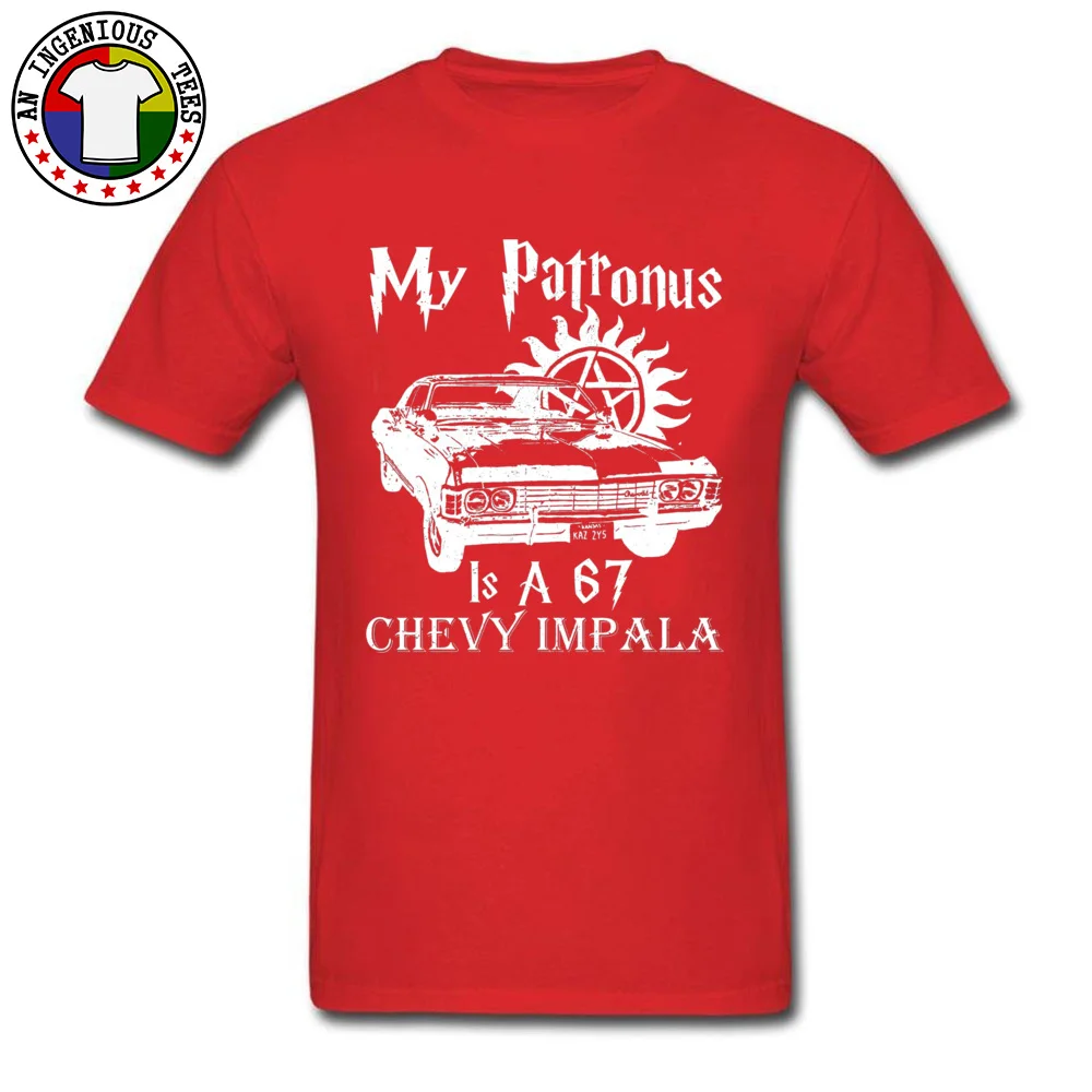 Car Styling Mens T-Shirt SUPERNATURAL Patronus Tshirts For Men New Arrival Fashion Casual Clothes Sweatshirt Summer/Autumn