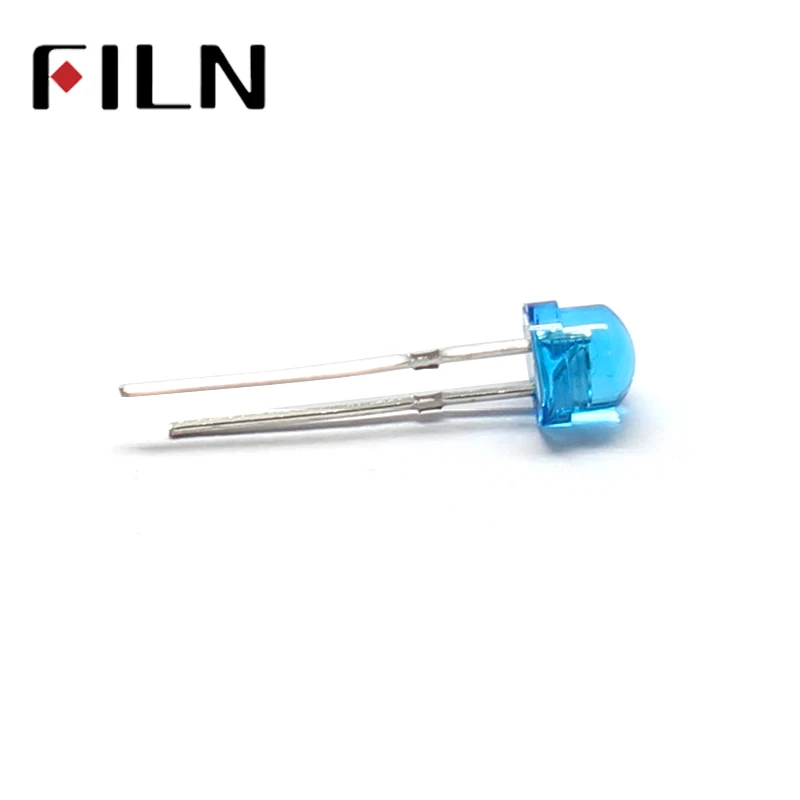 100 stks/partij 5mm diffuus blauw bidirectionele LED Emitting Diode Lamp Super Heldere LED Light 2 pin