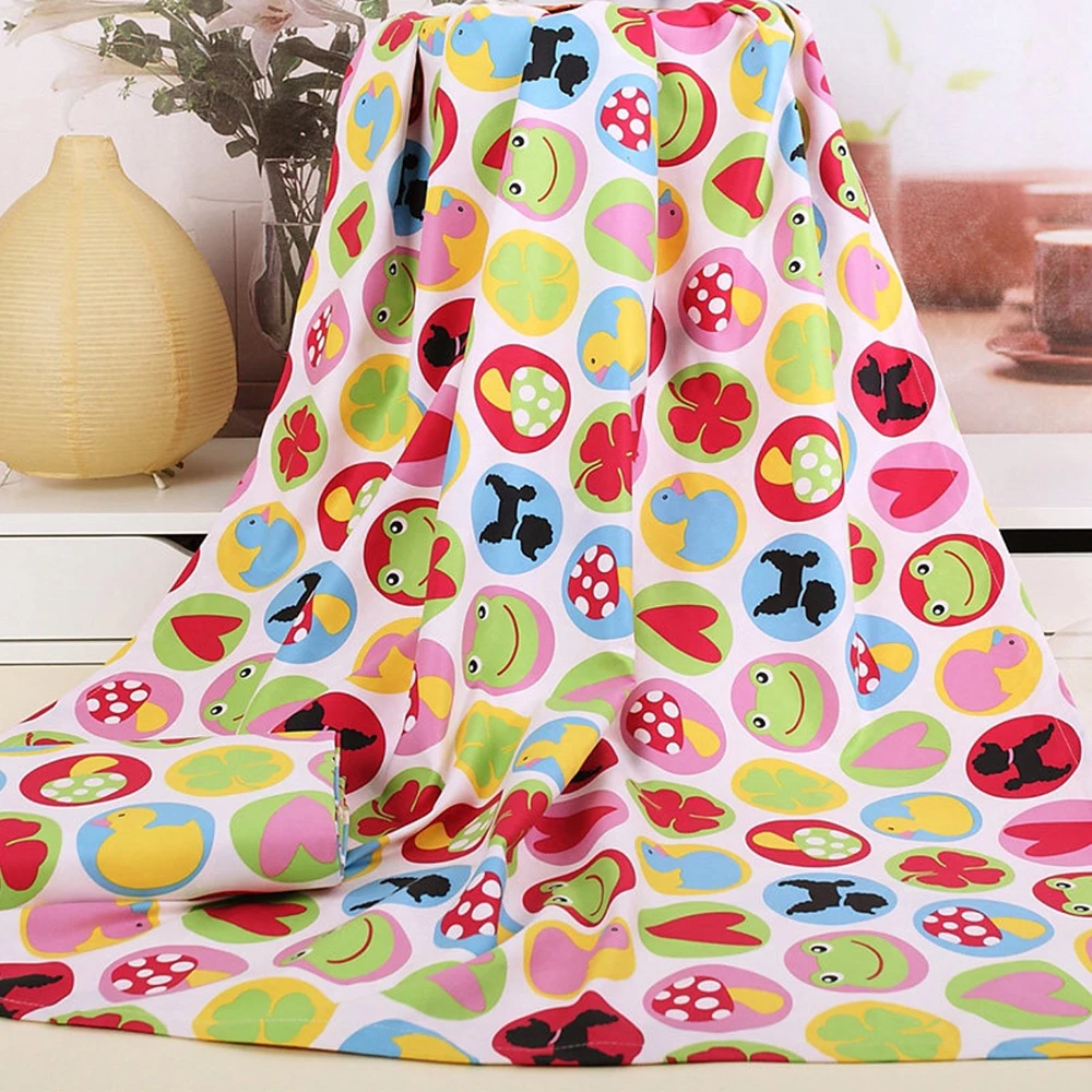 Zipsoft Lovely Cartoon Pattern Microfiber Beach Towel Quick Dry Bath Sleeping Blanket for Child Baby Boys Girls Adults 80*160cm