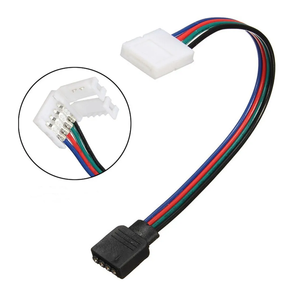 RGB Strip Lights Wire Cable Solderless PCB Board with Female Connect For 3528 5050 SMD LED Strip