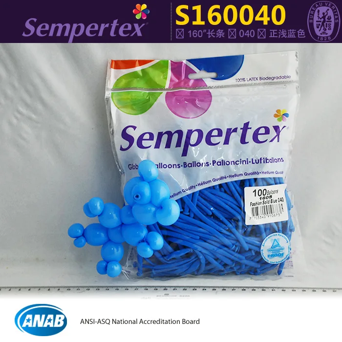 100 pz/lotto Americano Sempertex 160S Solido Colori di Magic In Lattice Lunghi Palloncini Festa di Nozze Decorazioni Di Compleanno Per Bambini Favori