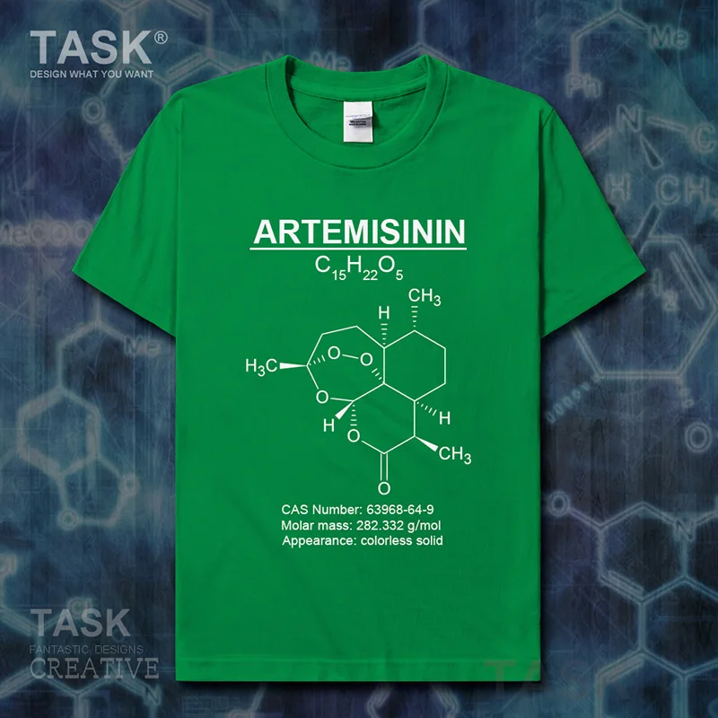 Artemisinin Molecular Formula Chemistry Subject Short sleeve clothes mens t shirt new Tops t-shirt summer Fashion cotton 01