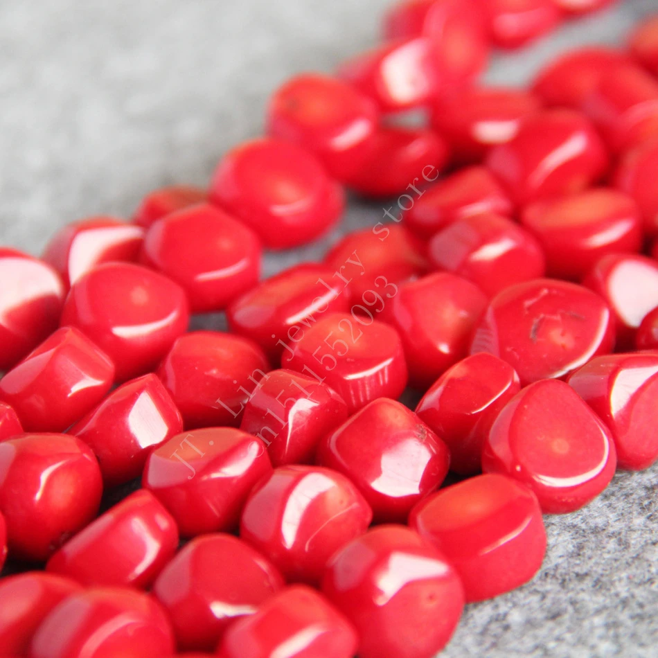 T8194 New style 8X12mm Natural Red Coral Beads!Fit For Making Bracelet&Necklace DIY Jewelry wholes Fashion beautiful beads