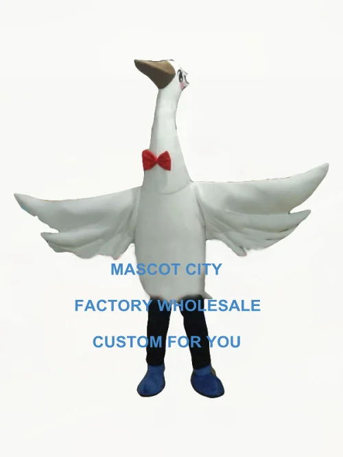 

white stork mascot costume adult size cartoon stork ciconia birds anime cosplay csotumes carnival fancy dress kits 3448