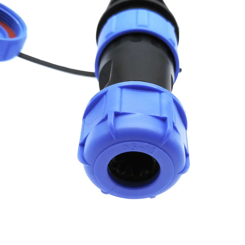 SP1710 Waterproof connector SP1712 IP68 2 pin connectors SP17 back nut 3pin 4pin 5pin 7pin 9pin