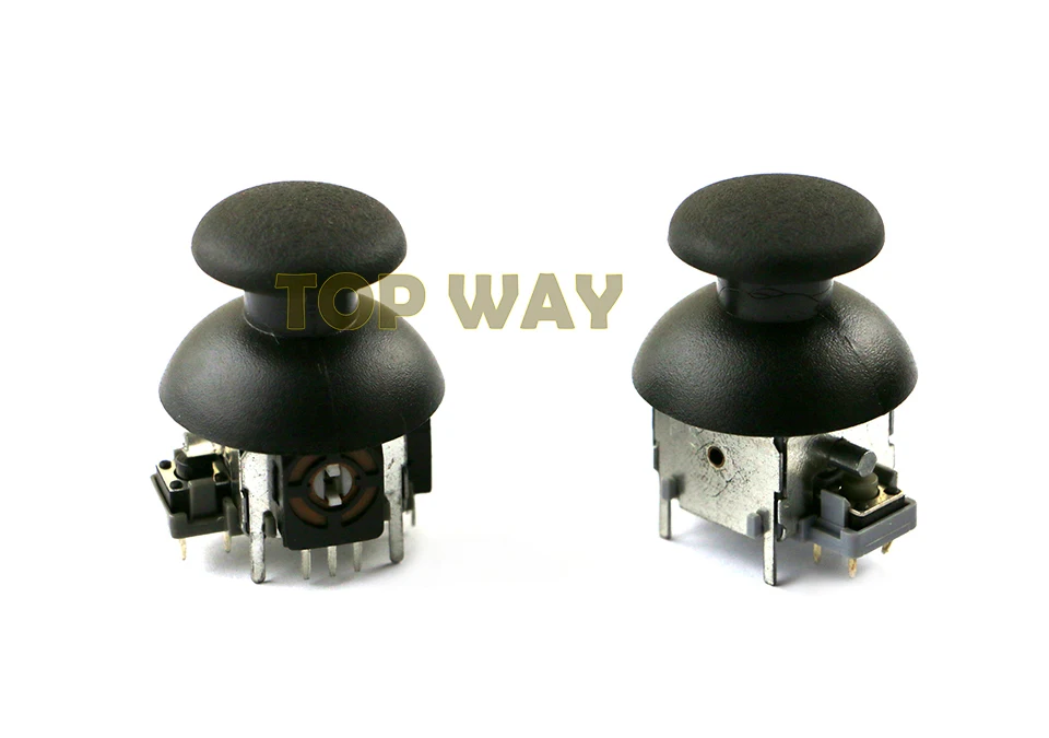 200sets 3D Analog Joystick 3D Rocker Joystick Cap Shell Mushroom Caps thumbstick cap small hole for PS2 Controller