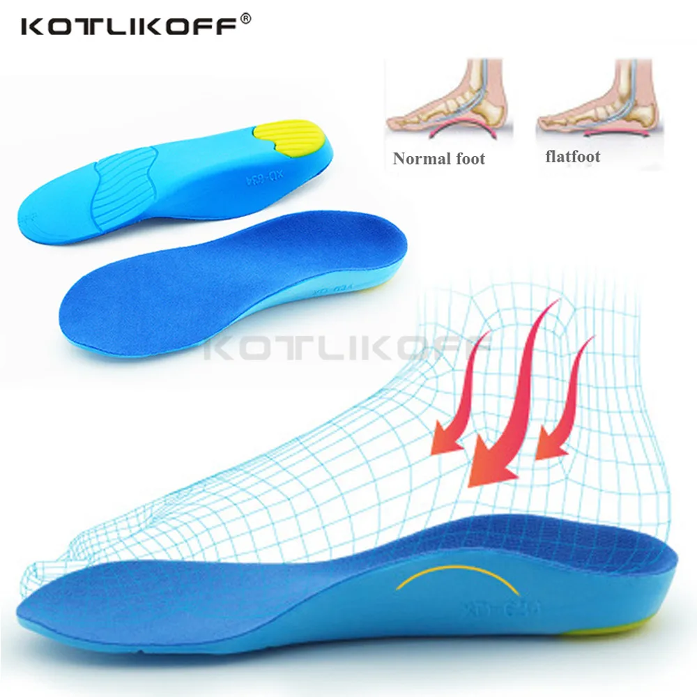 Children Orthopedic Insoles Valgus Corrector Shoe Pad Comfortable O/X Type Leg Correction Foot Arch Support Flat Foot Insert