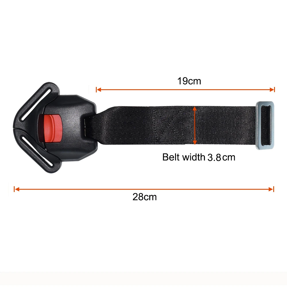 5 Point Harness Baby Car Seat Belt Buckle Safety Lock Clip With Safety Belt Assembly CE Safe Certification