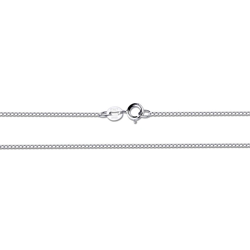 GEM'S BALLET Classic Basic Chain 100% 925 Solid Sterling Silver Necklace Chain 40cm 45cm 50cm Fine Jewelry Fashion Pendant Link image 6