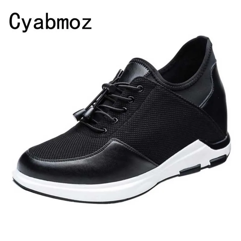 

New Summer Comfortable Casual Shoes Sneakers Height Increasing for Boys/Mens Get Taller Elevator Shoes 8cm 10cm Breathable Shoes