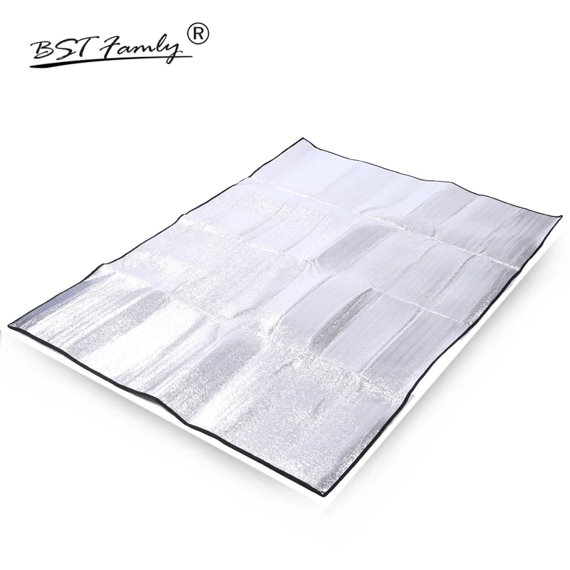 Hewolf Folding Aluminum Film PE Mat Camping Floor Beach 195*190 Hike Mat Travel Tourist Picnic Sleeping Pad Waterproof Mat EC24