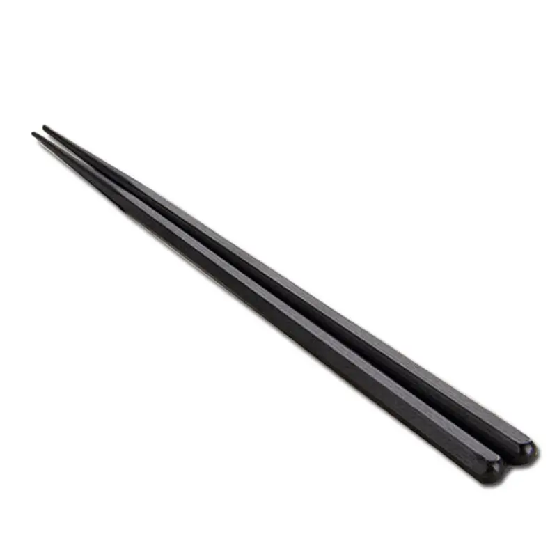 200 pair/lot  Japanese sushi hashi chopsticks long alloy sticks household kitchen anti resable black chop sticks lin5005