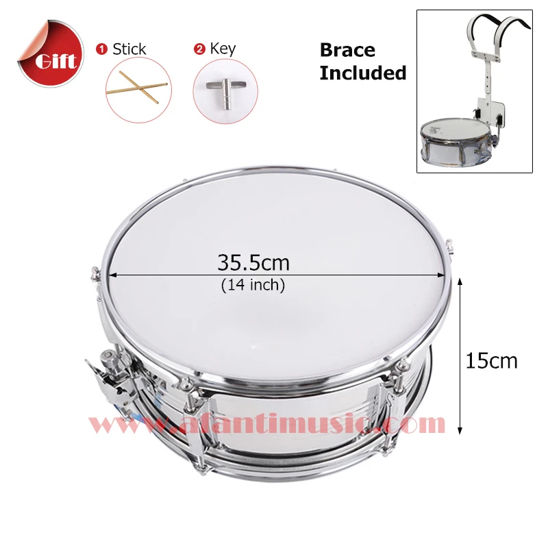 

14 inch Afanti Music Snare Drum (ASD-071)