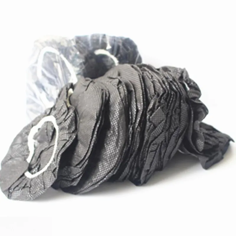 100Pcs Black Sanitary Headphone Covers 12-13CM Disposable Nonwoven Earmuff Cover Repalcement Headset Cushion