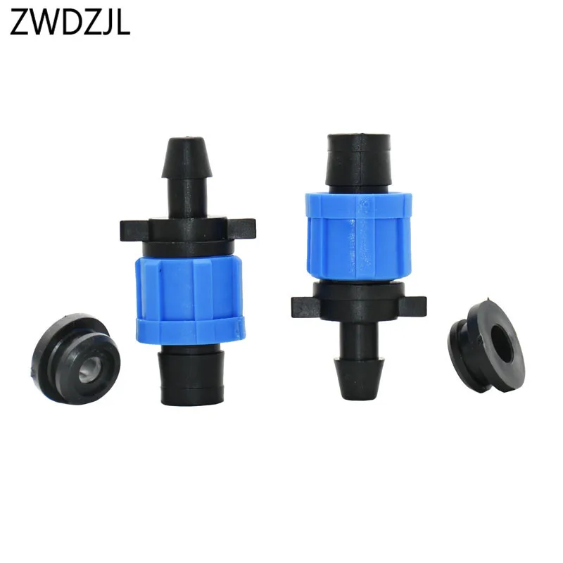 

Drip Tape 5/8" Lock Offtake Drip Irrigation Pipe Fittings Lock Nut Fitting For Greenhouse irrigation adapter 30pcs