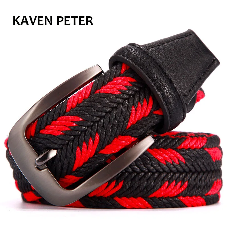 Designer Belt Women Fashion Mens Belts Braided Woven Unisex Belts No Elastic No Holes 100-160 Cm Long Waist 35-62 Inch