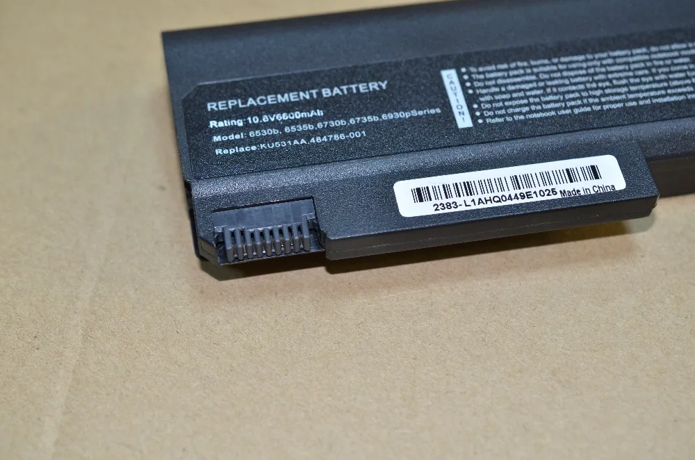 Batterie pour ordinateur portable Hp Business, 4400mah, 9 cellules, 11.1v, 6530b, 6535b, 6730b, 6735b, 532497, 421, 583256, 001, 586031, 001, AT908AA