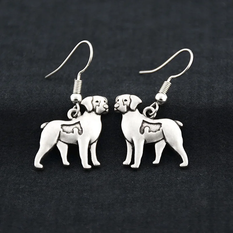 Brittany Spaniel Dog Drop Earrings Brinco Boho Long Statement Animal Earrings For Women Earings fashion Jewelry Best Friend Gift