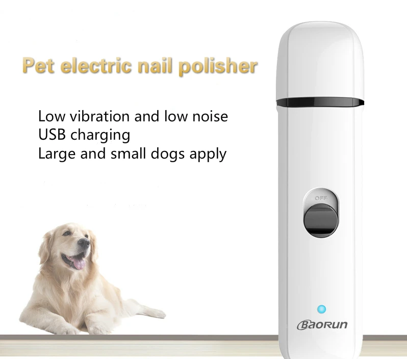 Electric Pet Nail Sharpener, Scissors, Wireless Charging, New Product