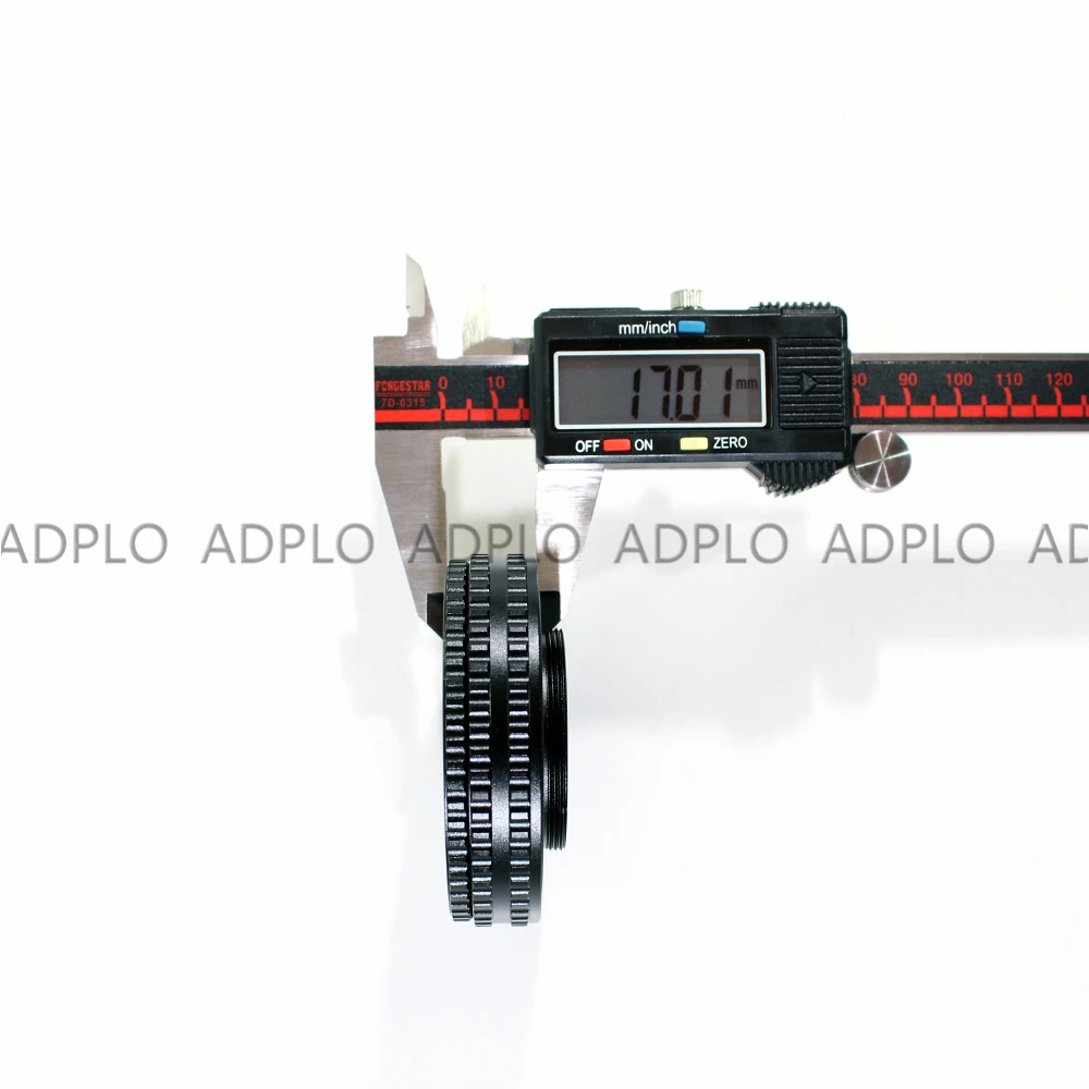 ADPLO 17-31mm Macro Extension Tube M52-M42 /M52 Lens to M42 Camera Adjustable Focusing Helicoid Ring Adapter