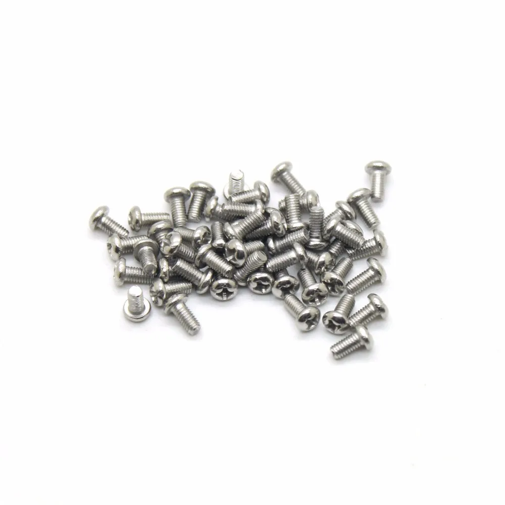 High Quality 50pcs/lot 2.5mm Length 20mm M2.5*20 Bolts Screw Spike Round Head Screw For DIY CPC226