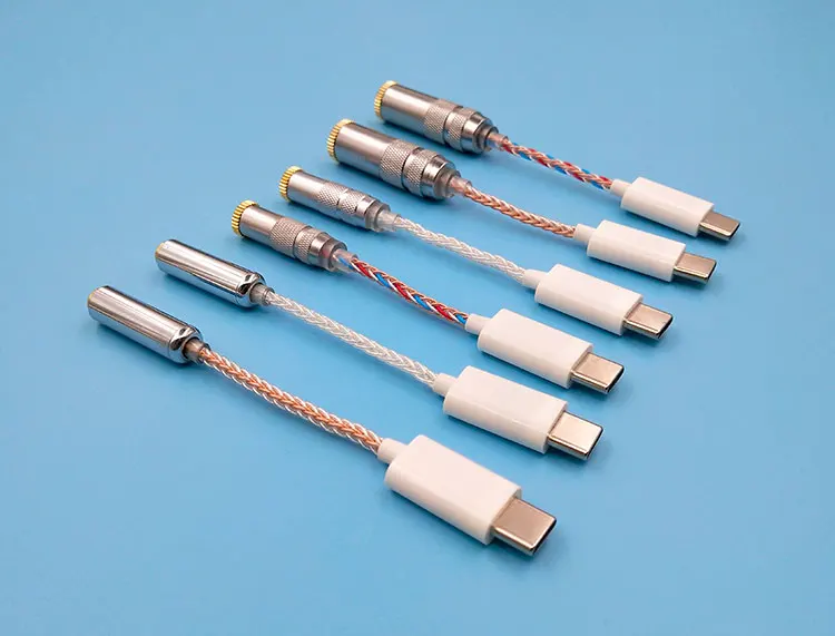 Interface tipo c para 3.5/4.4/2.5mm fêmea fone de ouvido plug cabo de conversão equilíbrio fone de ouvido linha de atualização