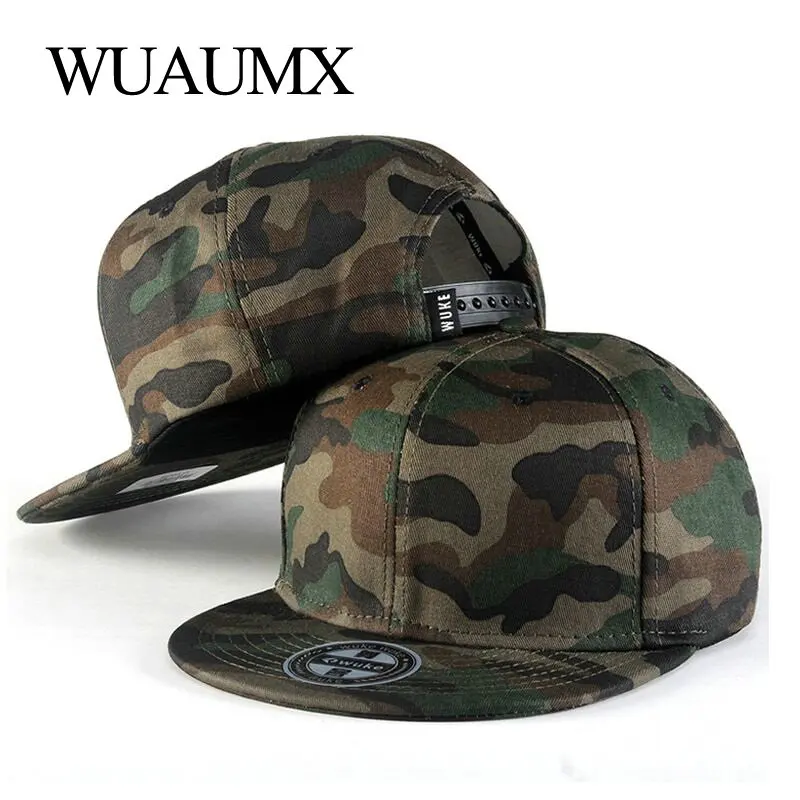 Summer Baseball Caps Men Camouflage Hip Hop 5 Panel Snapback Hat For Women Touca Gorras Planas Casquette Chapeau 18styles