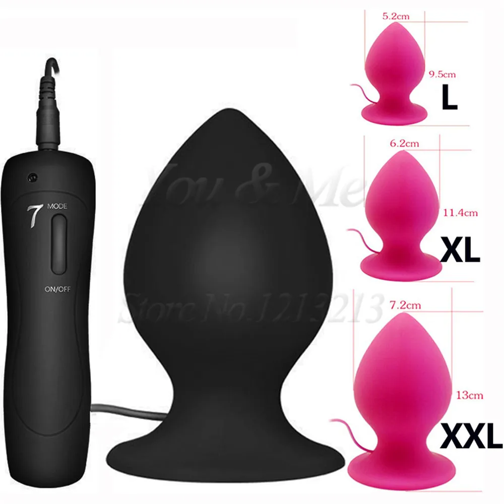 Large Anal Vibrator Sex Toys Women Men Silicone Super Big Butt Plug Huge Anal Plug Unisex Anus Expansion Erotic Toys Sex Product