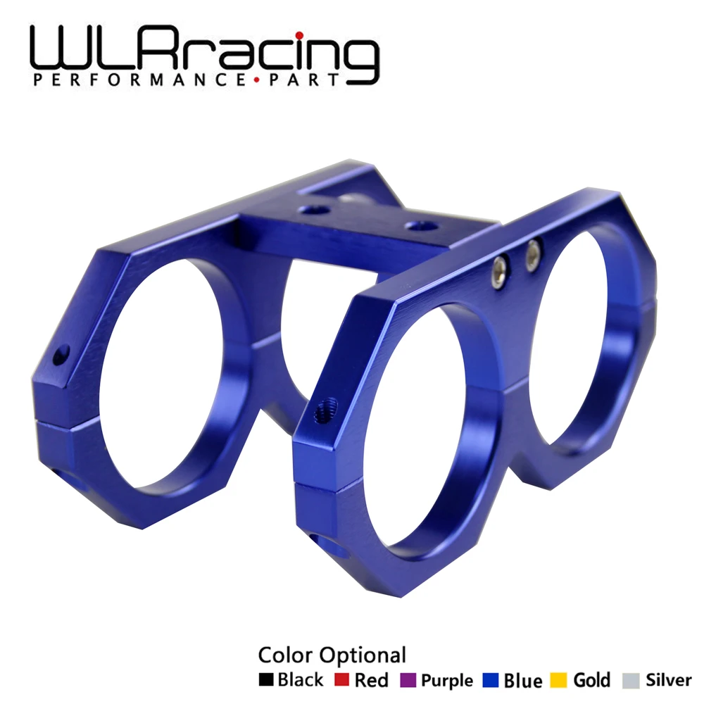 

WLR RACING - 60MM Twin Dual Fuel Pump Mounting Bracket Clamp In- line 0580254044 300lph Fuel Pump Bracket WLR-LD2611