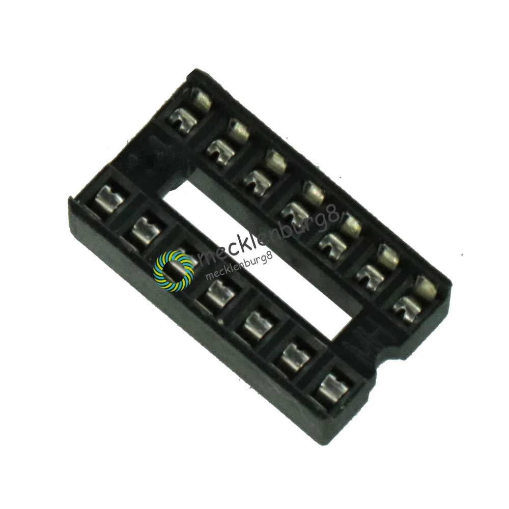 10pcs DIP 14 pins IC Socket Adaptor Adapter Solder Type Socket DIP-14