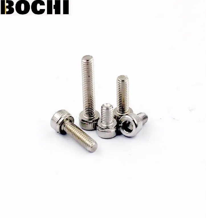 Free Shipping 10pcs/Lot Metric Thread DIN912 M6*8-130 mm 304 Stainless Steel Hex Socket Head Cap Screw Bolts