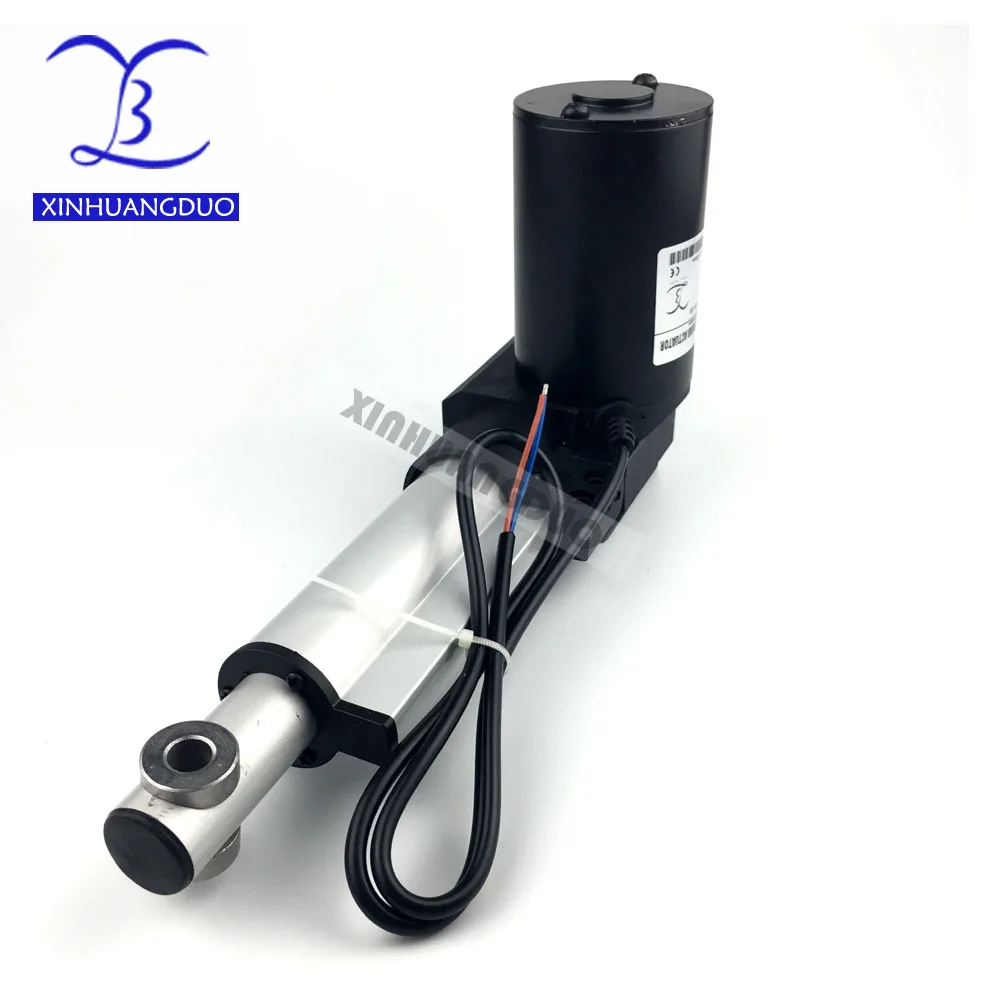 12V/24V 100mm /4inch micro linear actuator electric linear actuator thrust 5000N / 500KG / 1100LBS TV lift  dc motor