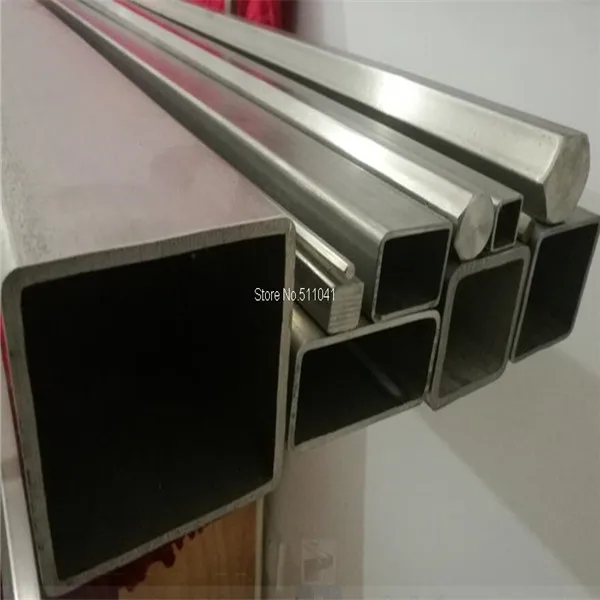 

2pcs Titanium square tube 85mm*85mm*4.0mm*600mm Grade 2 Gr.2 Gr2 titanium metal Trangle Corner SEAMLESS tube,free shipping