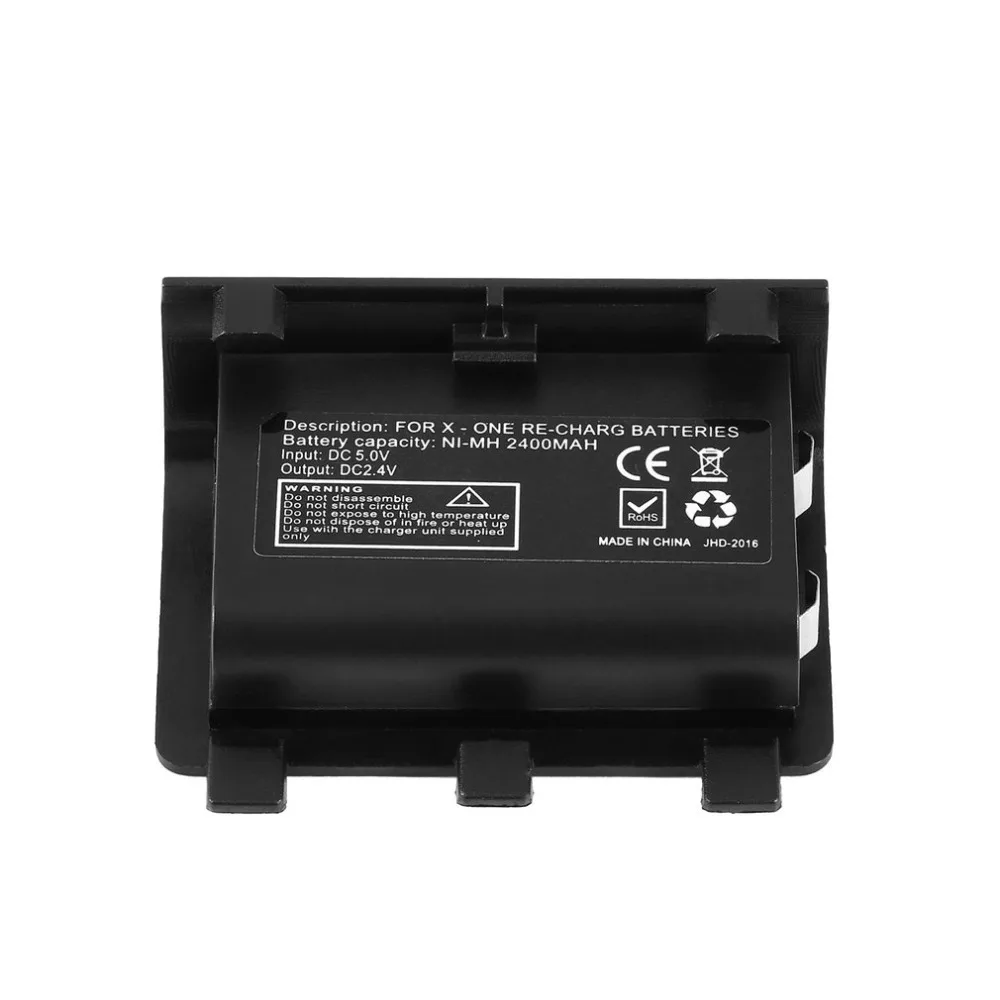 1-2pc Batteria portatile 2400mah per XBOX un Controller di gioco Kit di ricarica Controller Batteria di Backup con cavo USB Batteria