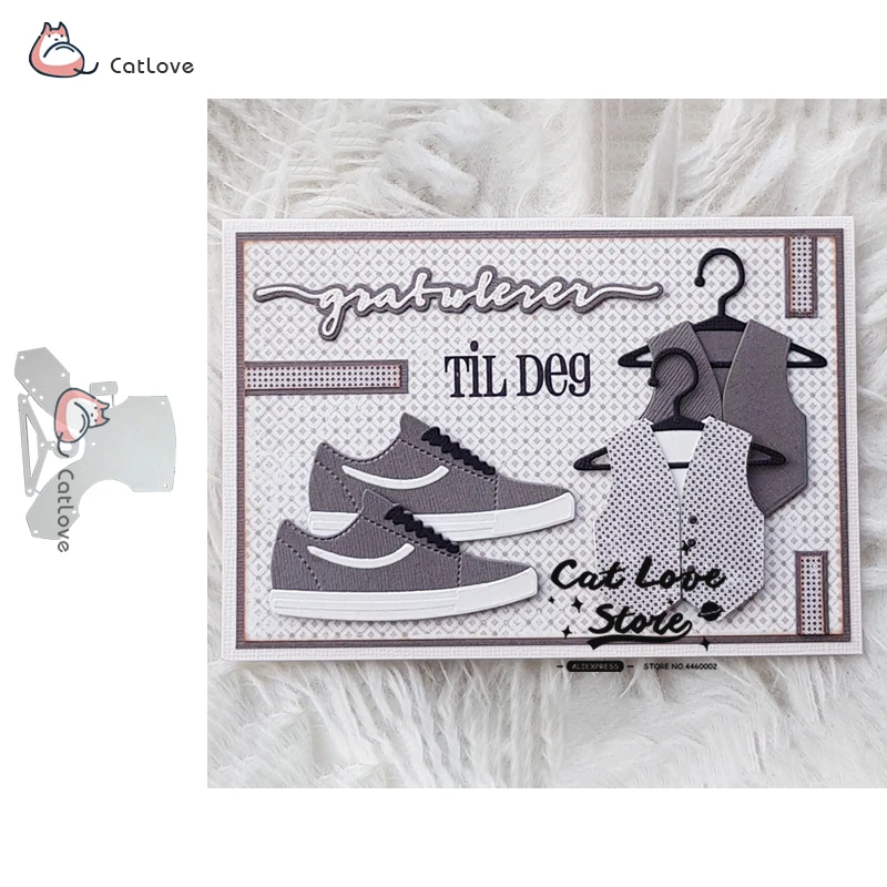 

Вешалка для жилета, одежда, металлические трафареты для резки для DIY, скрапбукинг, бумажные карты, декоративные штампы для рукоделия, тиснение, высечки, новинка 2019,