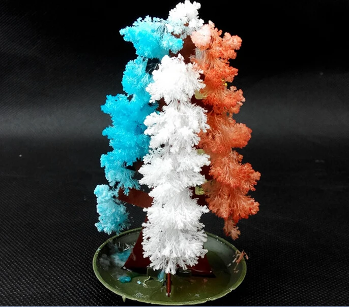 

iWish 2020 50PCS 10x6cm DIY Visual Multicolor Magic Growing Paper Tree Magical Grow Christmas Trees Japan Science Kids Gift Toys