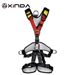 XINDA Professional Rock Climbing Harness Full Body Safety Belt Anti Fall Removable Gear Altitude protection Equipment