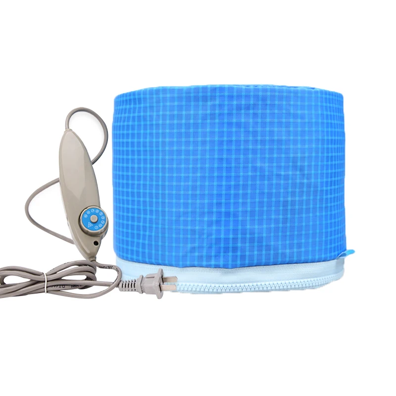 Sky Blue Hair Mask Baking Oil Cap Electric Heating Cap Heat Power Generator Hair Care SPA Hairdressing Hair Mask Heating Tool