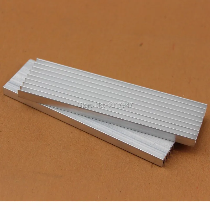 5 sztuk dużo 100mm x 28mm x 6mm Radiator aluminiowy Radiator do chipa LED Radiator komputerowy