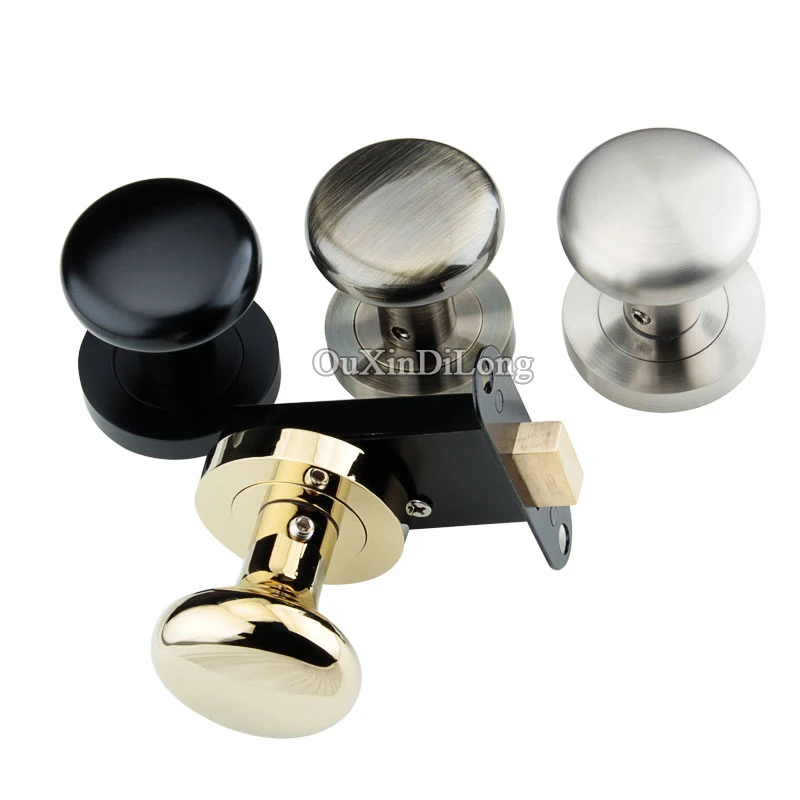 HOT Solid Zinc Alloy Background Wall Single-side Lock Interior Invisible Hidden Door Knobs Lock Bedroom Entry Door Lock Keyless