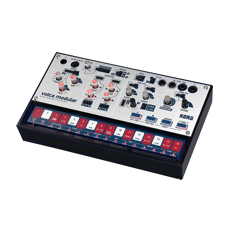 Korg Volca modularmicro modular synthesizer Machine Electribe Geinspireerd Sequencer voor de Ultieme Bass Lijnen