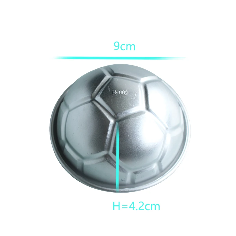 middle size soccer ball  shape  Aluminum Alloy Anodizing Baking Mold Cake Mold Biscuit Mold