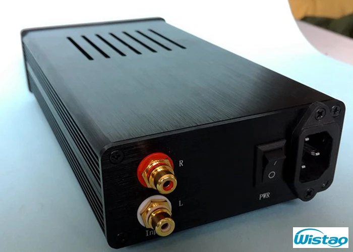 IWISTAO Balanced Headphone amplifier HIFI TPA6120A2 AMP 16~600 Ohms 750mW/300 ohms 6.35 Headphones / Four-core XLR Output Black