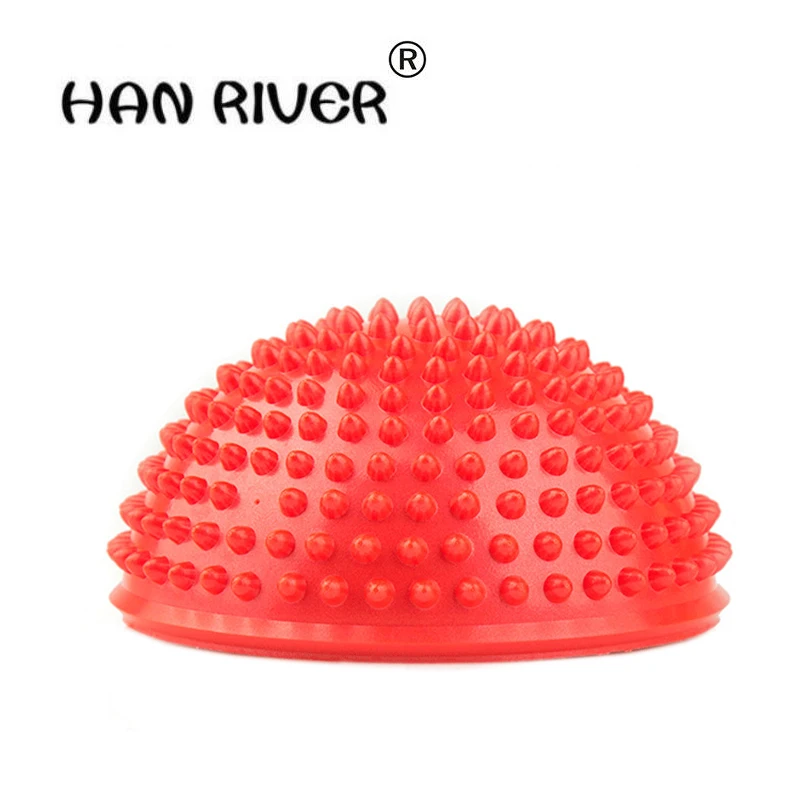 

Hot!!! 16.5 cm * 8.5 cm mini massage calendar durian ball balance training fitness ball half a foot massage multi-color optional