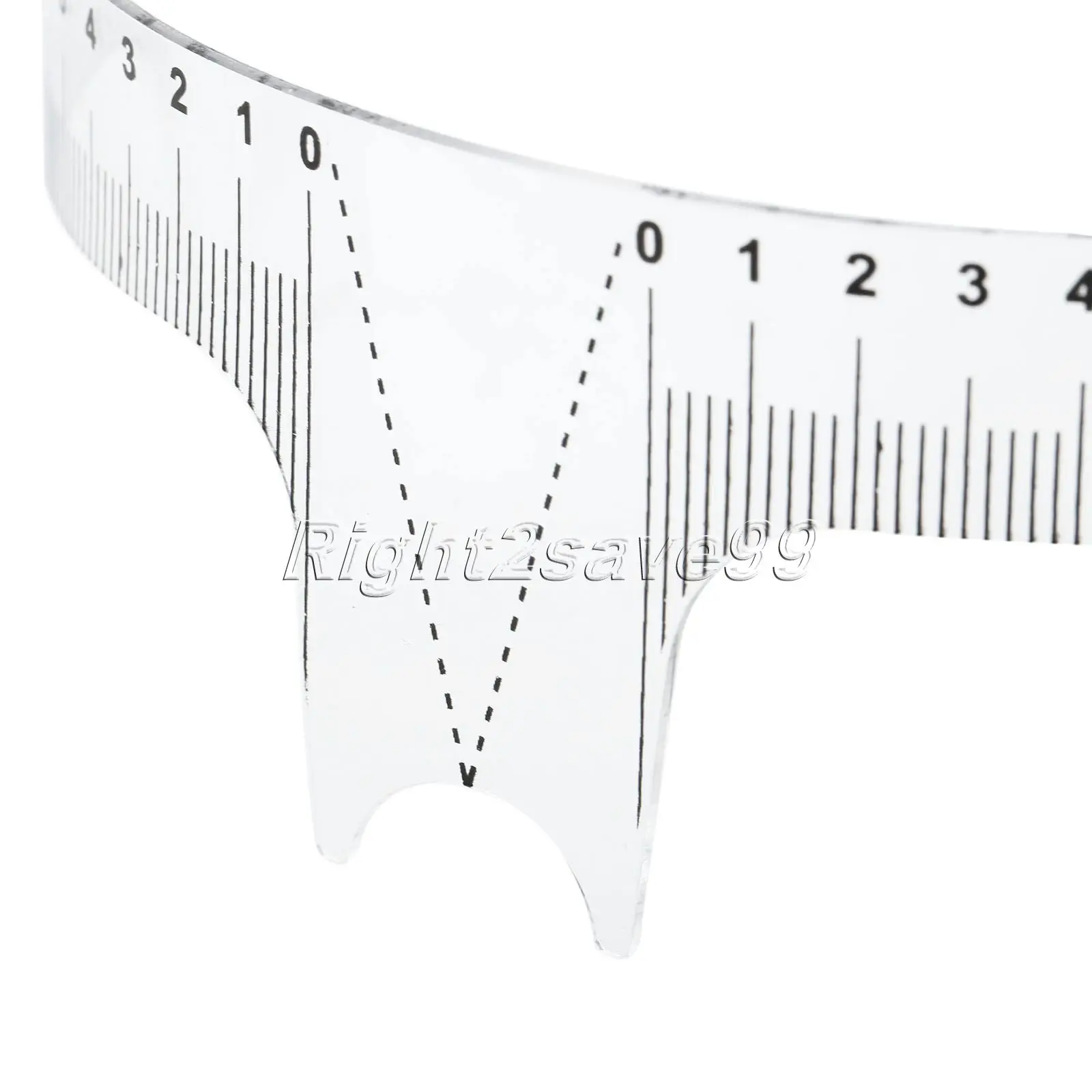 Eyebrow Grooming Stencil Shaper Ruler Measure Tool Makeup Reusable Eyebrow Ruler Tool Measures high quality