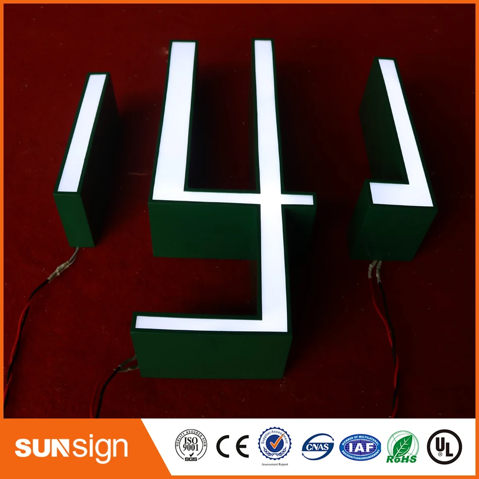 wholesale coffee store lighting sign letters