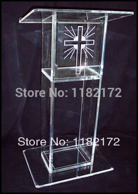 

Transparent acrylic lectern podium/acrylic podium pulpit lectern