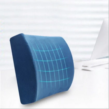 New High-Resilience fashion Memory Foam Lumbar Cushion Relief Pillow for Office Home Car travel Booster chair