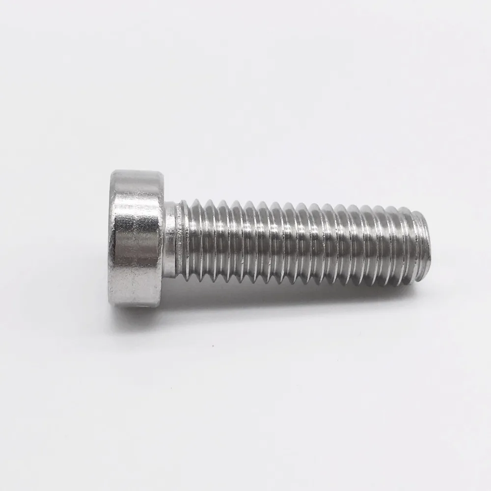 Wkooa M5 Screws Low Profile Cap Screws Socket Head Hex Bolt Stainless Steel Metric Fastener