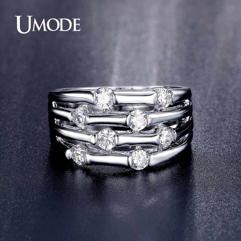 UMODE New Chic Skeleton Vintage Design Rings for Women Fashion Gilrs Trendy Jewelry Bague Femme Party Gifts UR0346